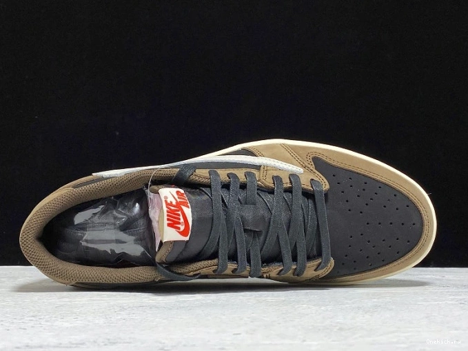 One Kick CQ4277-001 OG Scott SP 1 Dark Travis x Air Jordan Low Mocha 0808